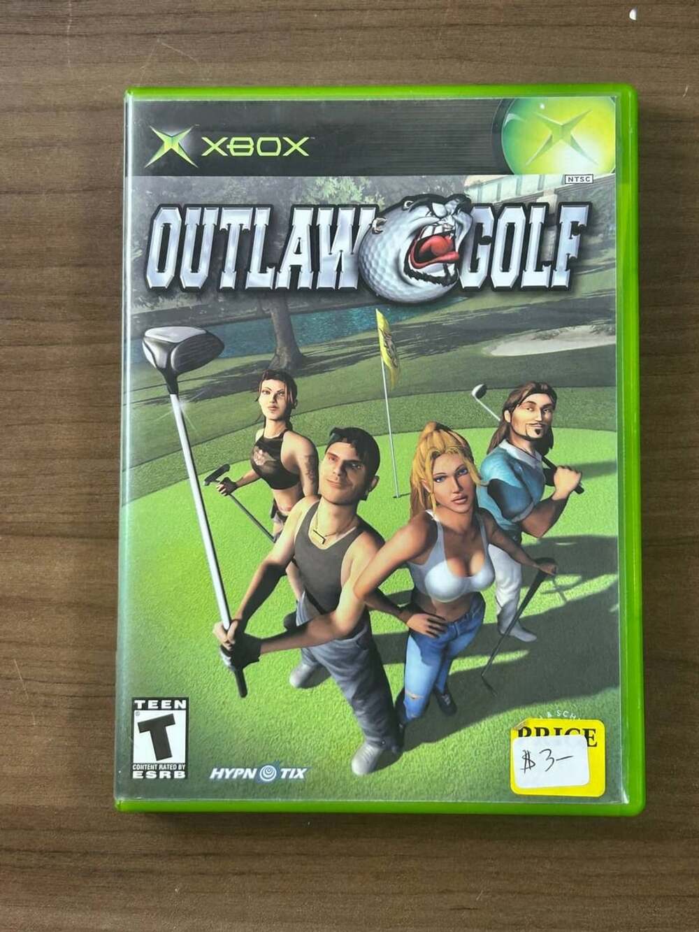 Outlaw Golf Microsoft Original Xbox 2002 NTSC Game Disc Case & Manual